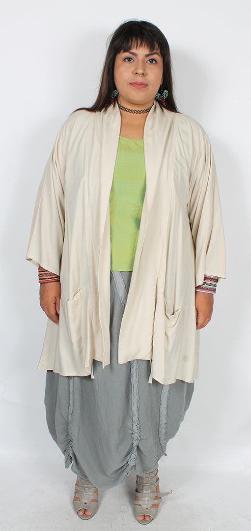 GLORIOUS GODDESS GAL TIBET PLUS JACKET FOR THE MODERN BOHO WOMAN