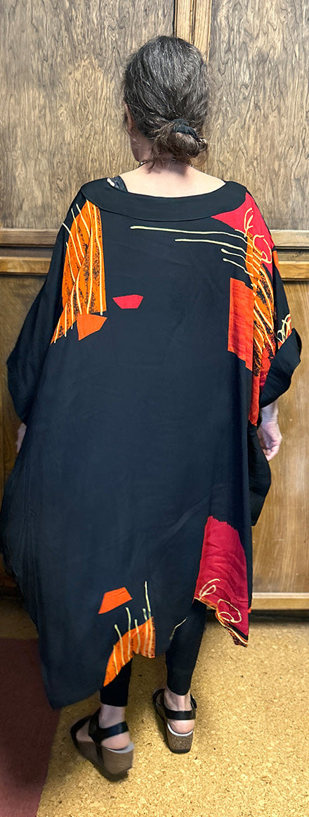 Big Sur Caftan Tunic Top Boho Hippie Chic Resort Wear Sml-5X