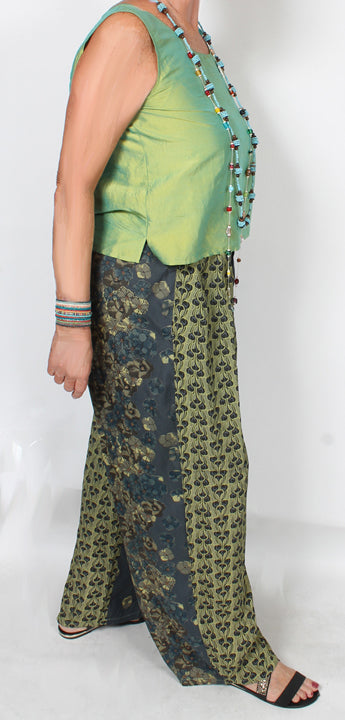 Tienda ho Olive & Gray Boho Pants Nothing-Matches Sml-2x+