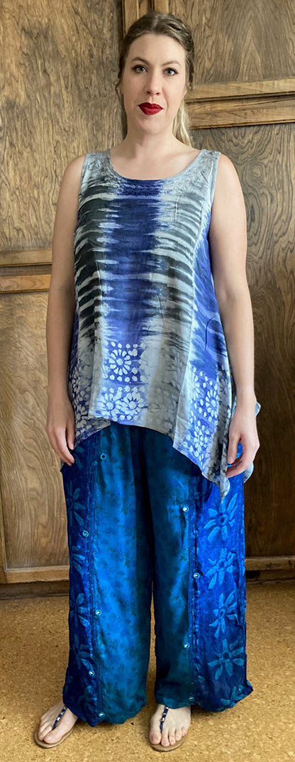 Tienda ho Boho Pants Nothing-Matches Hippie Chic Resort Wear Sml-3x+ Wide Leg!