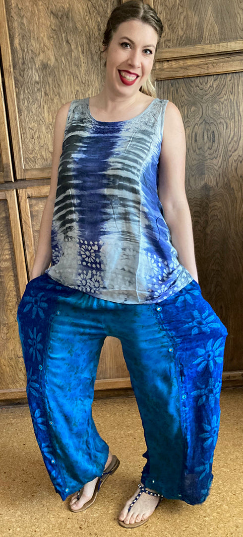 Tienda ho Boho Pants Nothing-Matches Hippie Chic Resort Wear Sml-3x+ Wide Leg!