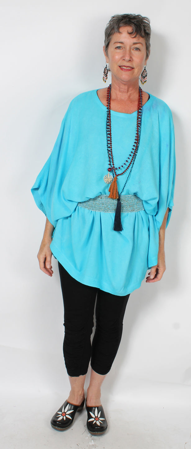 Tienda Ho 5 WHITE Austria Poncho Top Moroccan Cotton Sml-7X