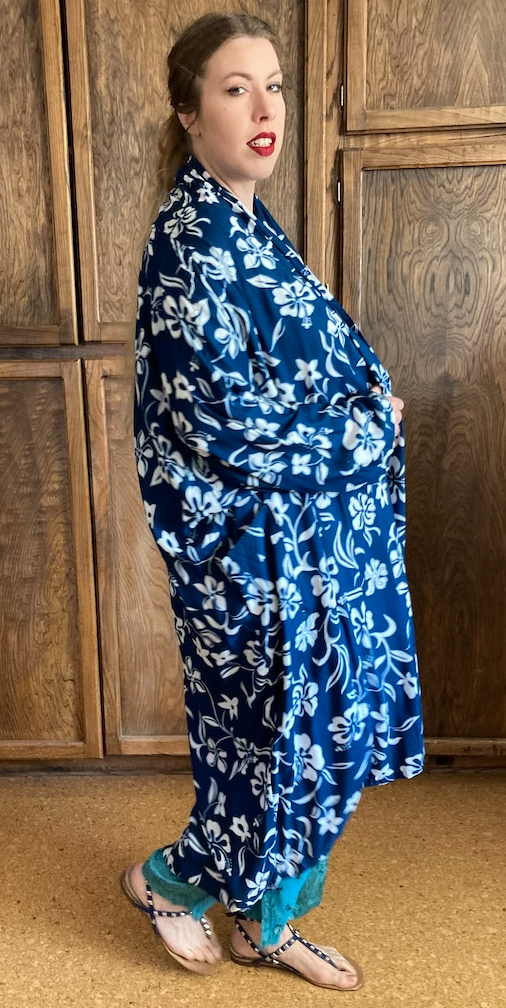 Sunheart Take Me on a Cruise Navy Floral Duster Coat Resort Wear Boho Sml-6X