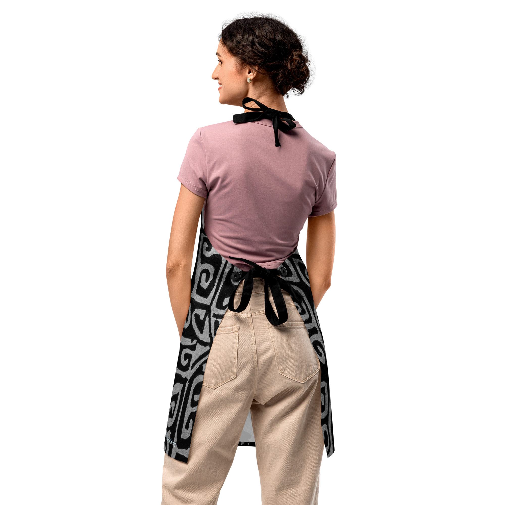 Tribal ZyDeco Vintage Apron Chef DIY Kitchen Foodie Artist