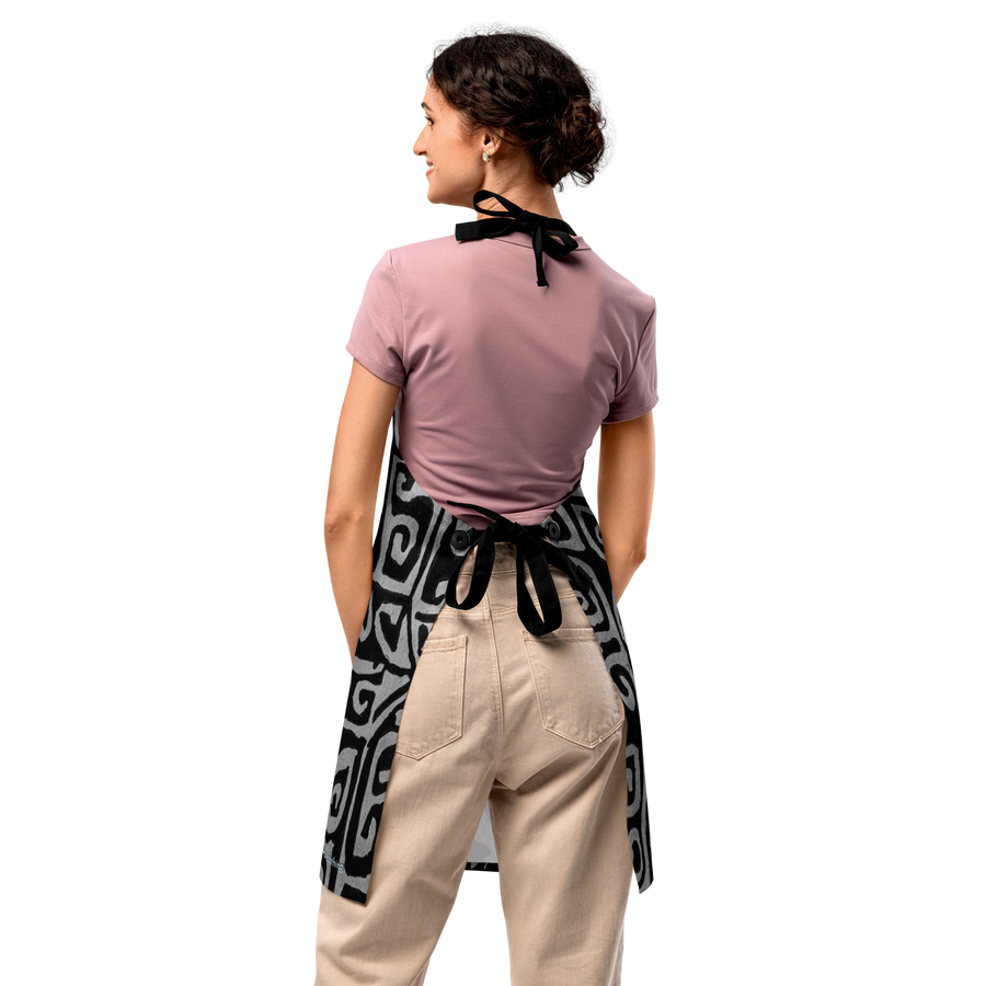 Tribal ZyDeco Vintage Apron Chef DIY Kitchen Foodie Artist