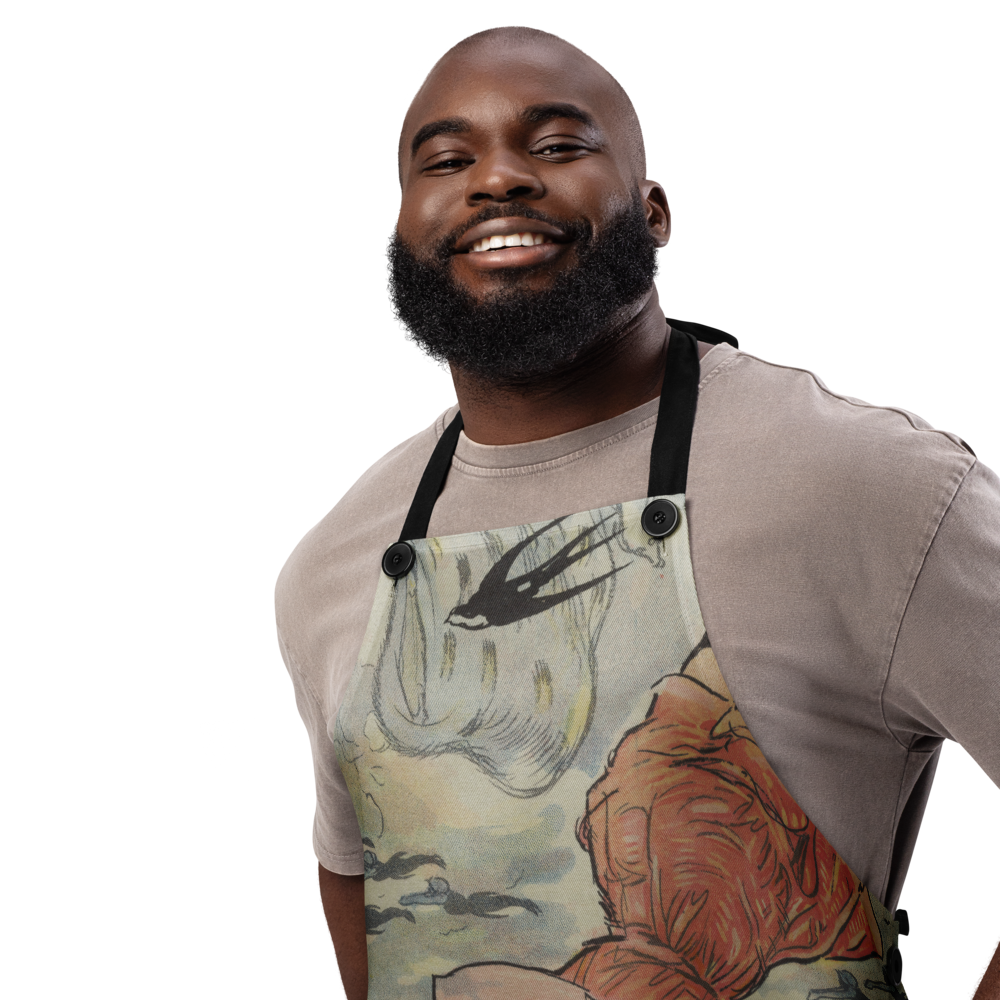 Dive In – The Water is Fine! Artistic Vintage Apron