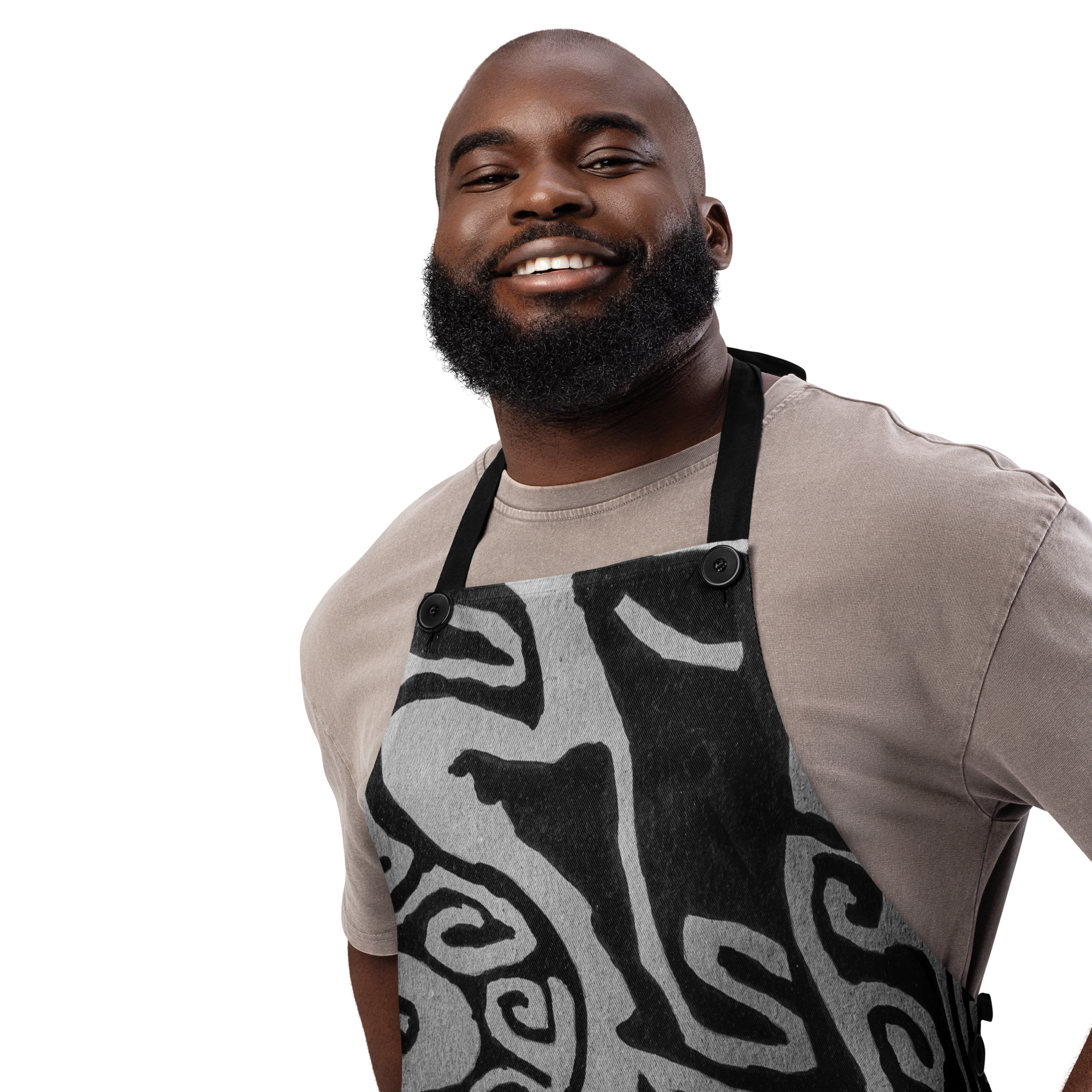 Tribal ZyDeco Vintage Apron Chef DIY Kitchen Foodie Artist