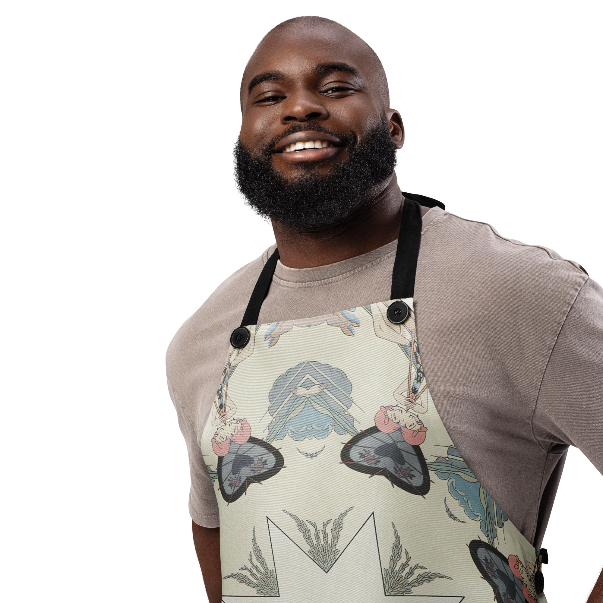 Art Deco Gals Apron – Good Vibes Vintage Boho Kitchen Gift