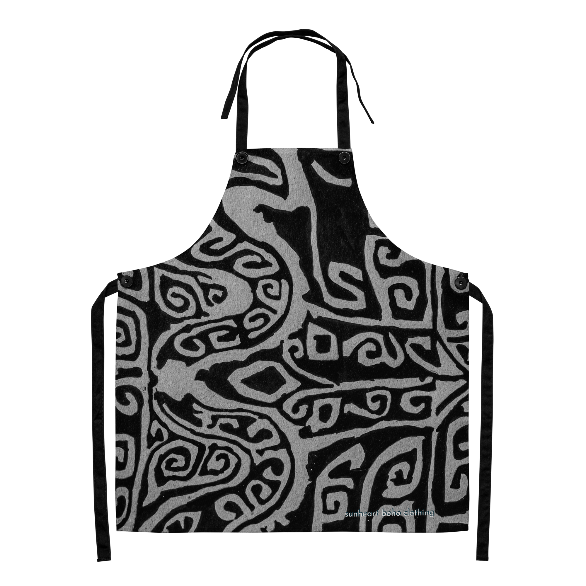 Tribal ZyDeco Vintage Apron Chef DIY Kitchen Foodie Artist