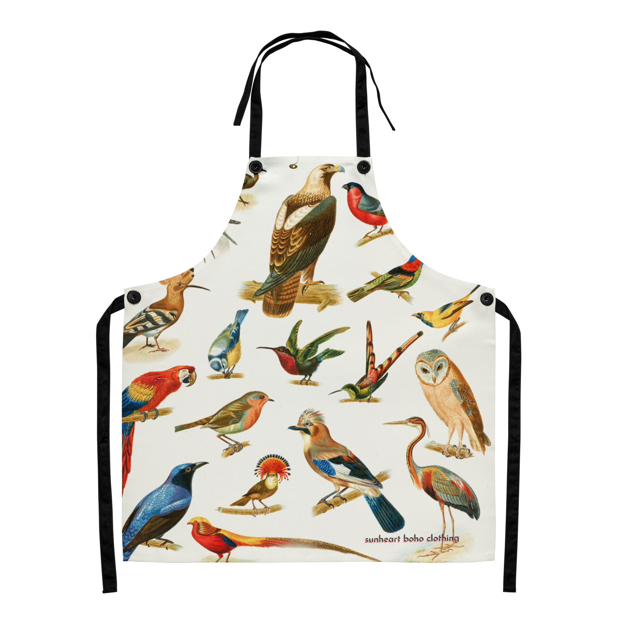 Birds of a Feather Flight of Fancy Apron – Vintage Birds & Everyday Magic