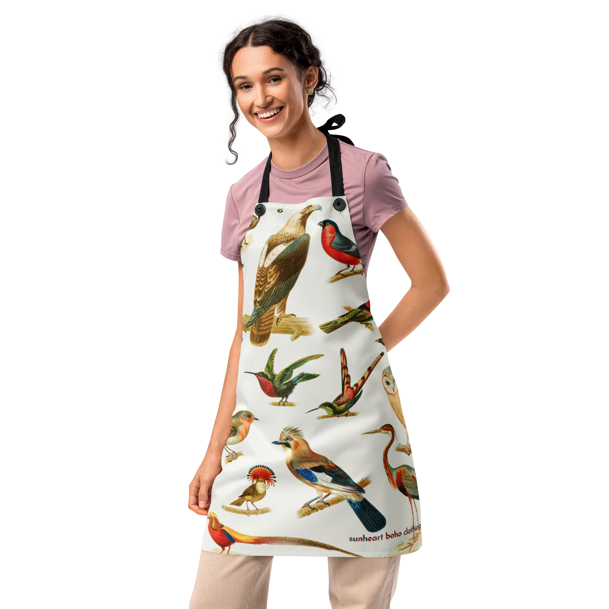 Birds of a Feather Flight of Fancy Apron – Vintage Birds & Everyday Magic