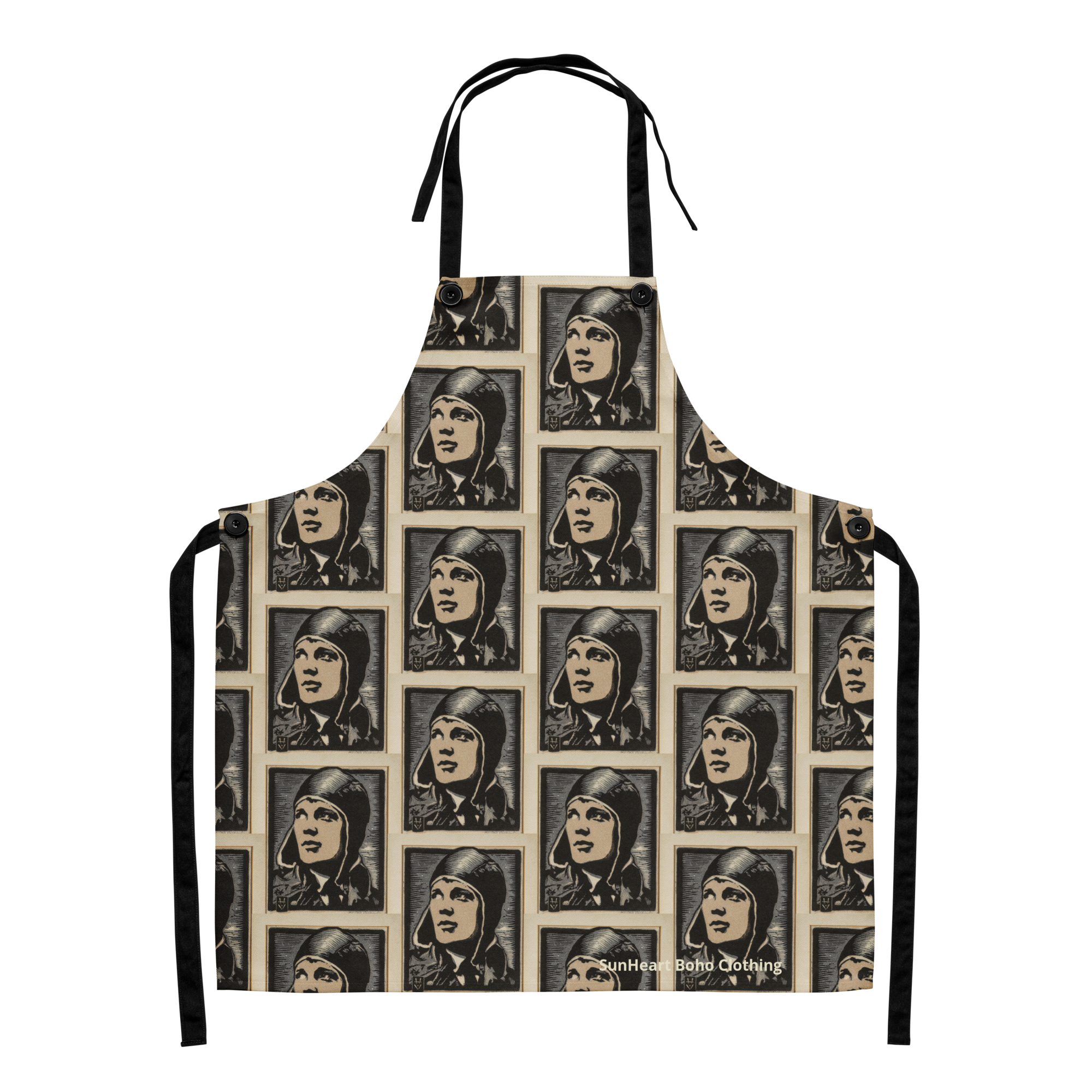 🛩️ My Heroine: Amelia Earhart Apron designed by SunHeart
