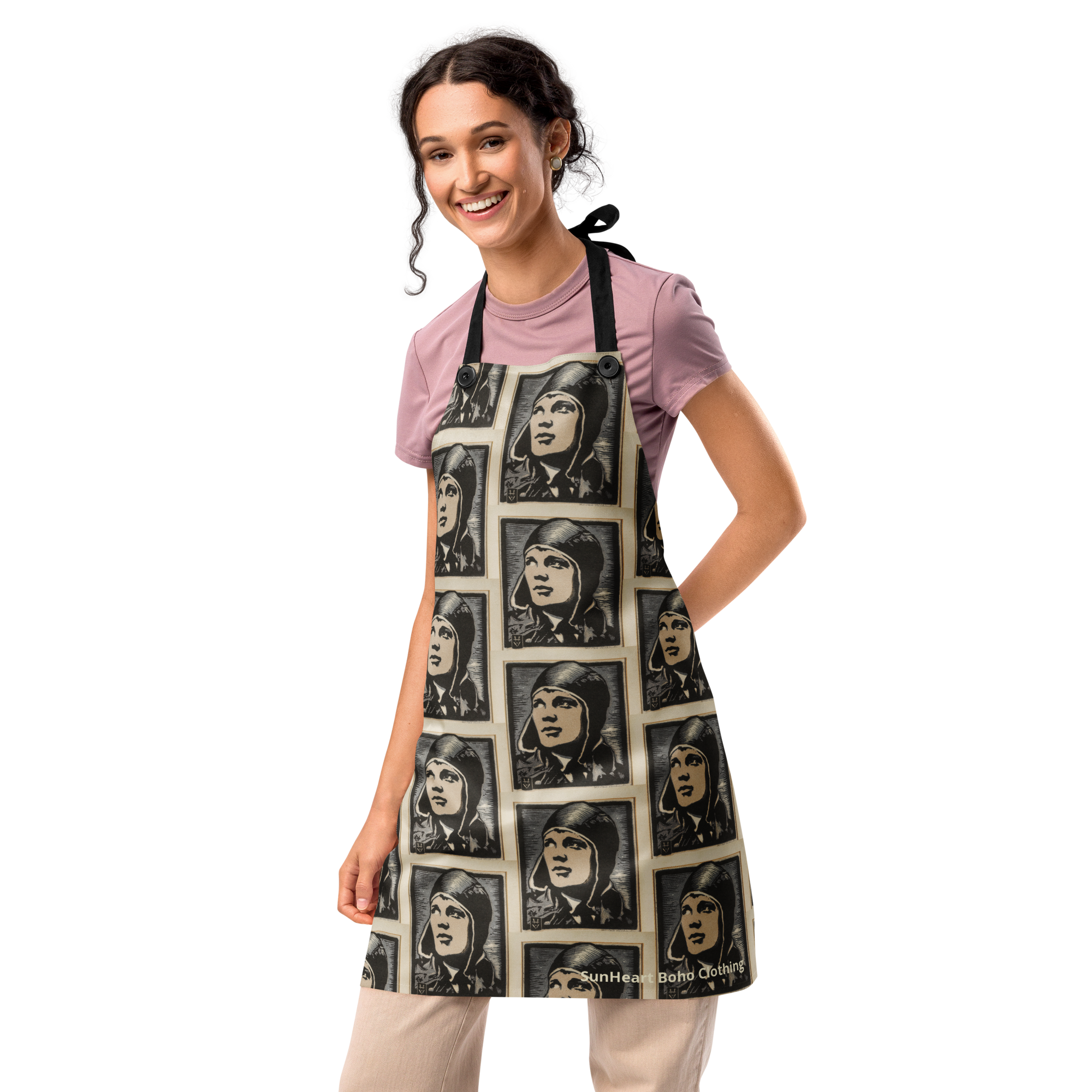 🛩️ My Heroine: Amelia Earhart Apron designed by SunHeart