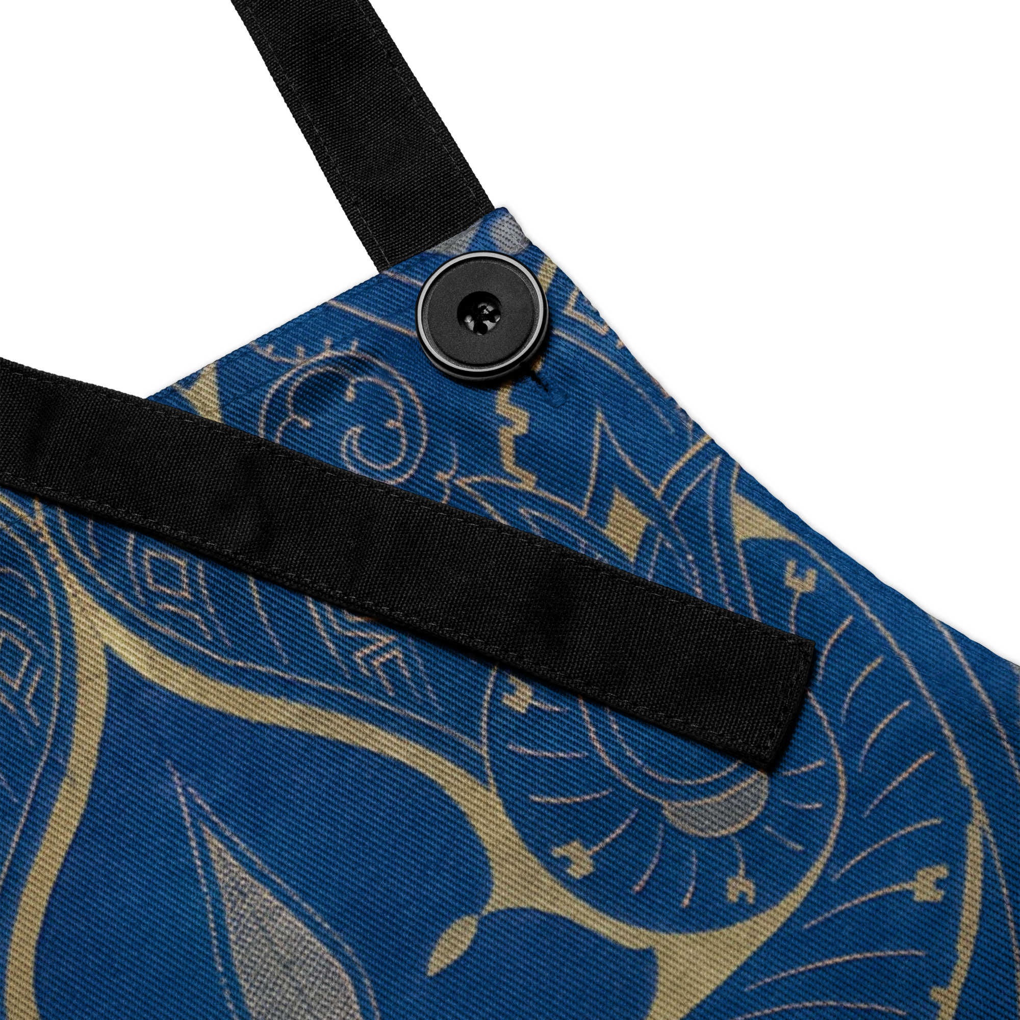 Blue Kasbah Luxe Vintage Apron Chef DIY Kitchen Foodie Artist