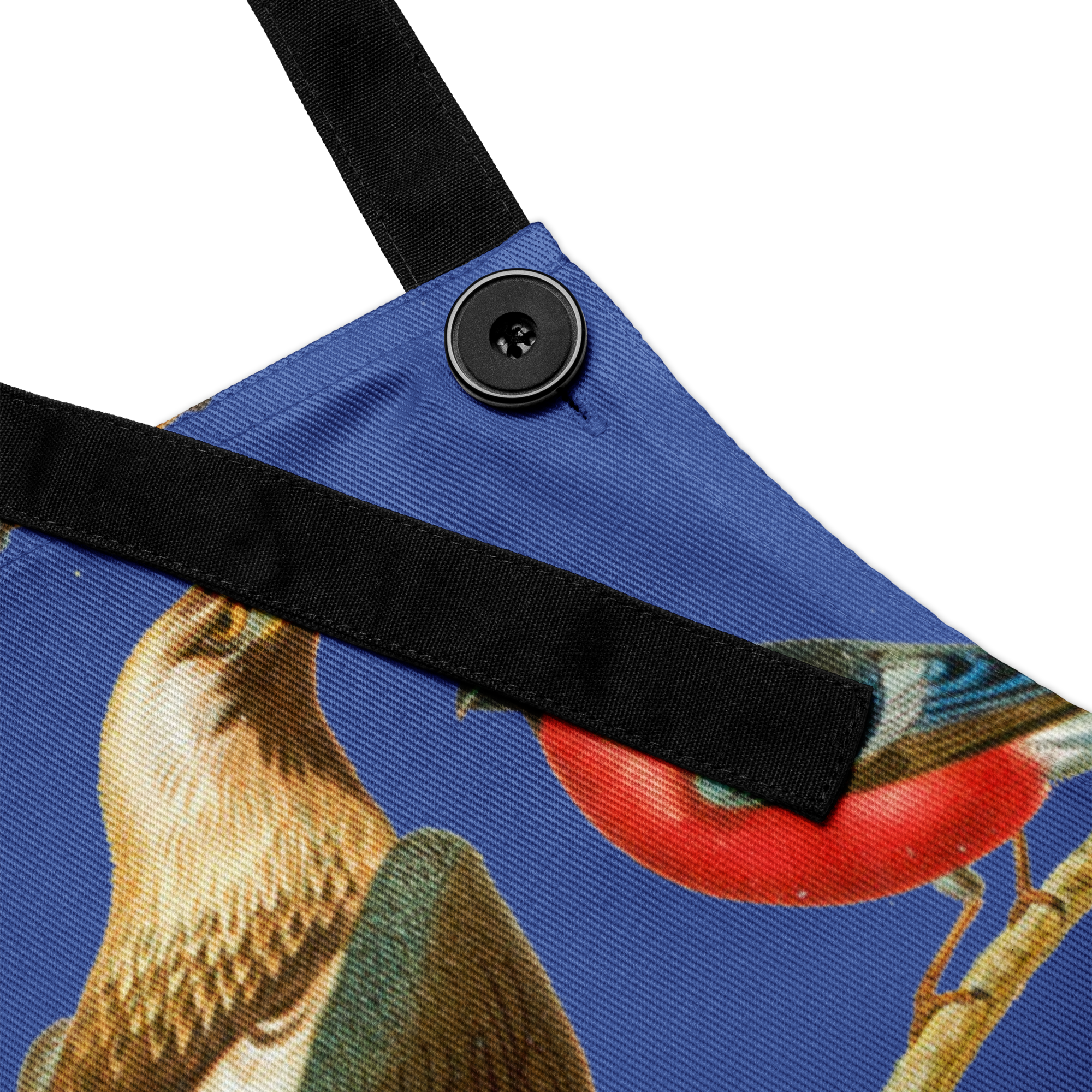 Birds of a Feather Apron – Blue Chef Apron for Foodies, Artists & Birdwatchers