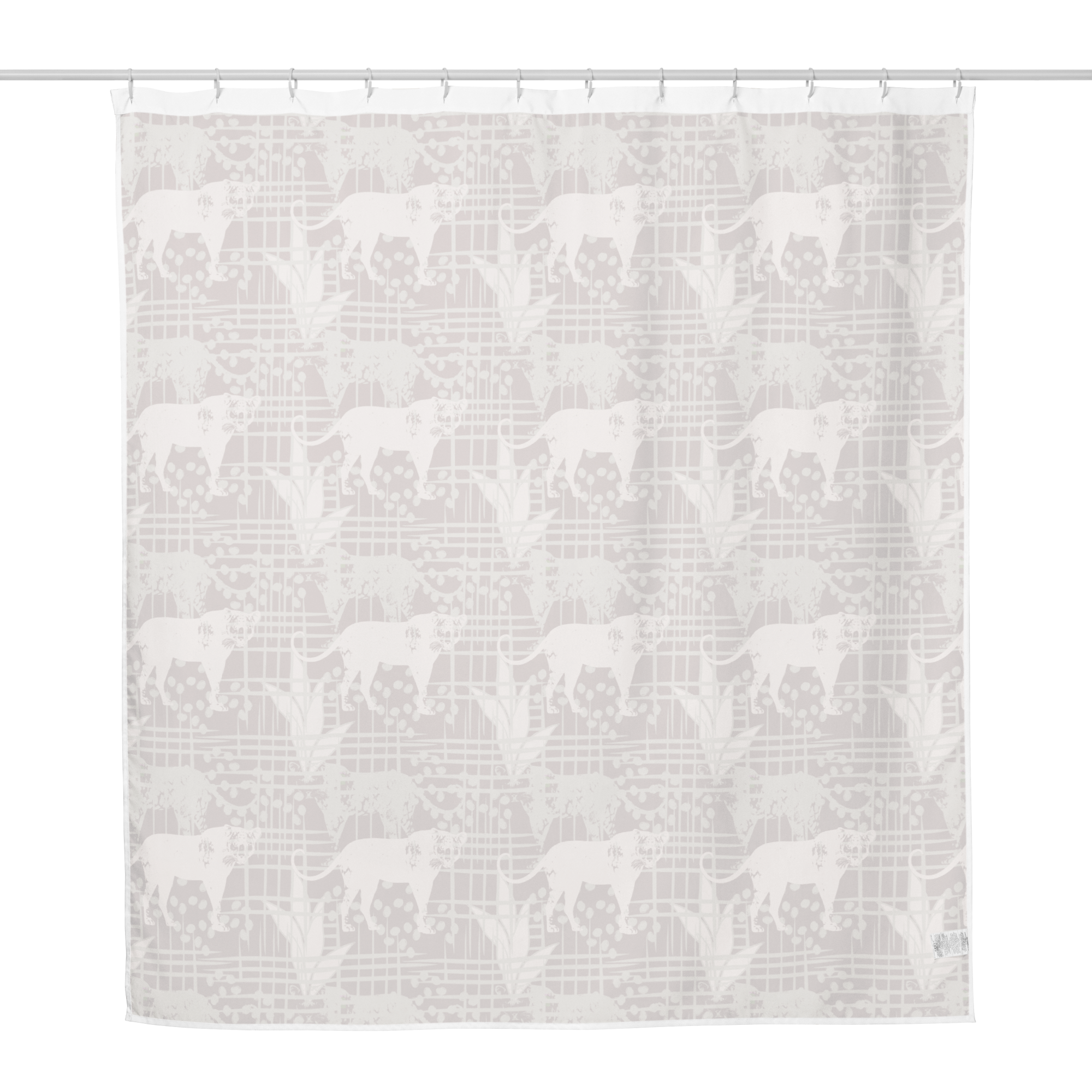 Wildcat Garden Leopard Shower Curtain Spa it UP! Unisex