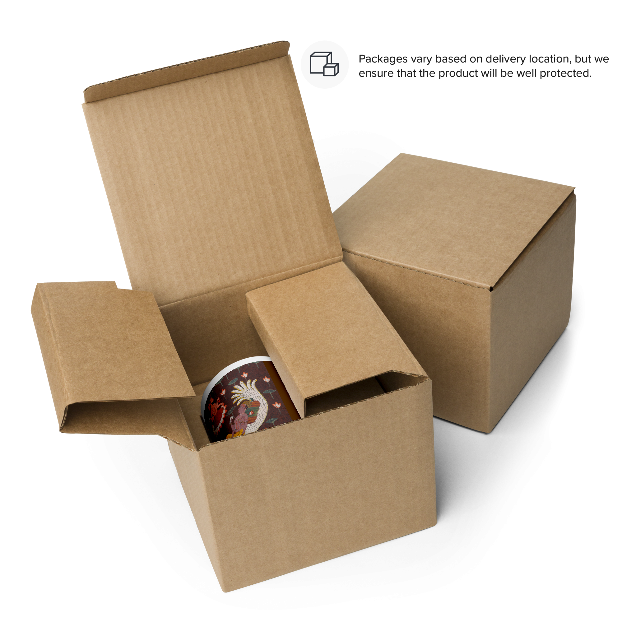 Hindu Gods and Goddess – Creation of the World Spiritual Art Mug by Kristena West | Colorful Mythology Coffee Cup for Yoga, Meditation, Tea & Chai