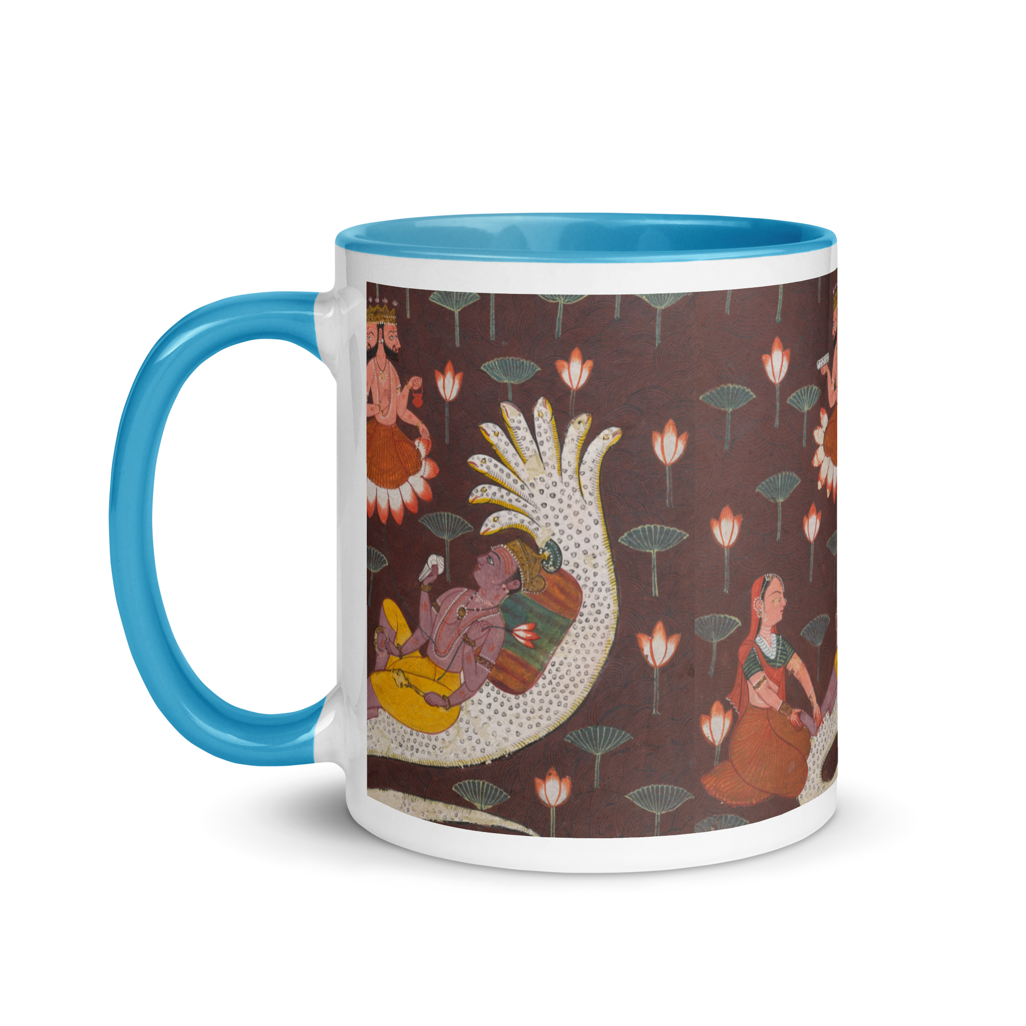 Hindu Gods and Goddess – Creation of the World Spiritual Art Mug by Kristena West | Colorful Mythology Coffee Cup for Yoga, Meditation, Tea & Chai