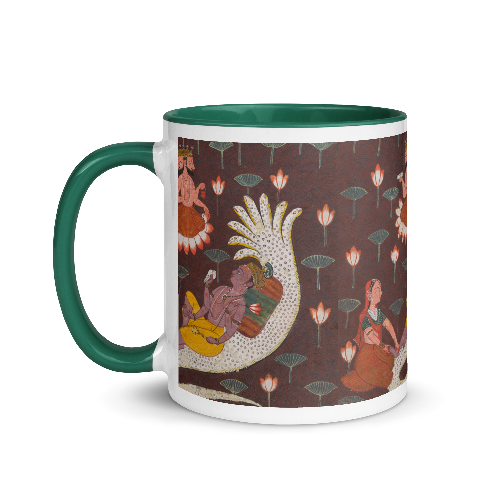 Hindu Gods and Goddess – Creation of the World Spiritual Art Mug by Kristena West | Colorful Mythology Coffee Cup for Yoga, Meditation, Tea & Chai