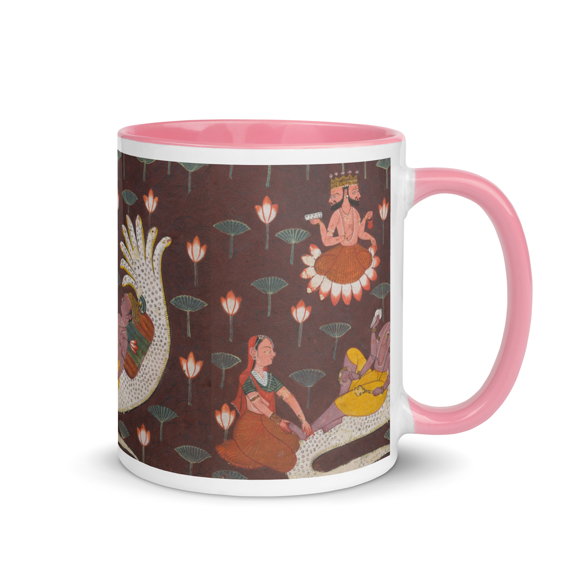 Hindu Gods and Goddess – Creation of the World Spiritual Art Mug by Kristena West | Colorful Mythology Coffee Cup for Yoga, Meditation, Tea & Chai