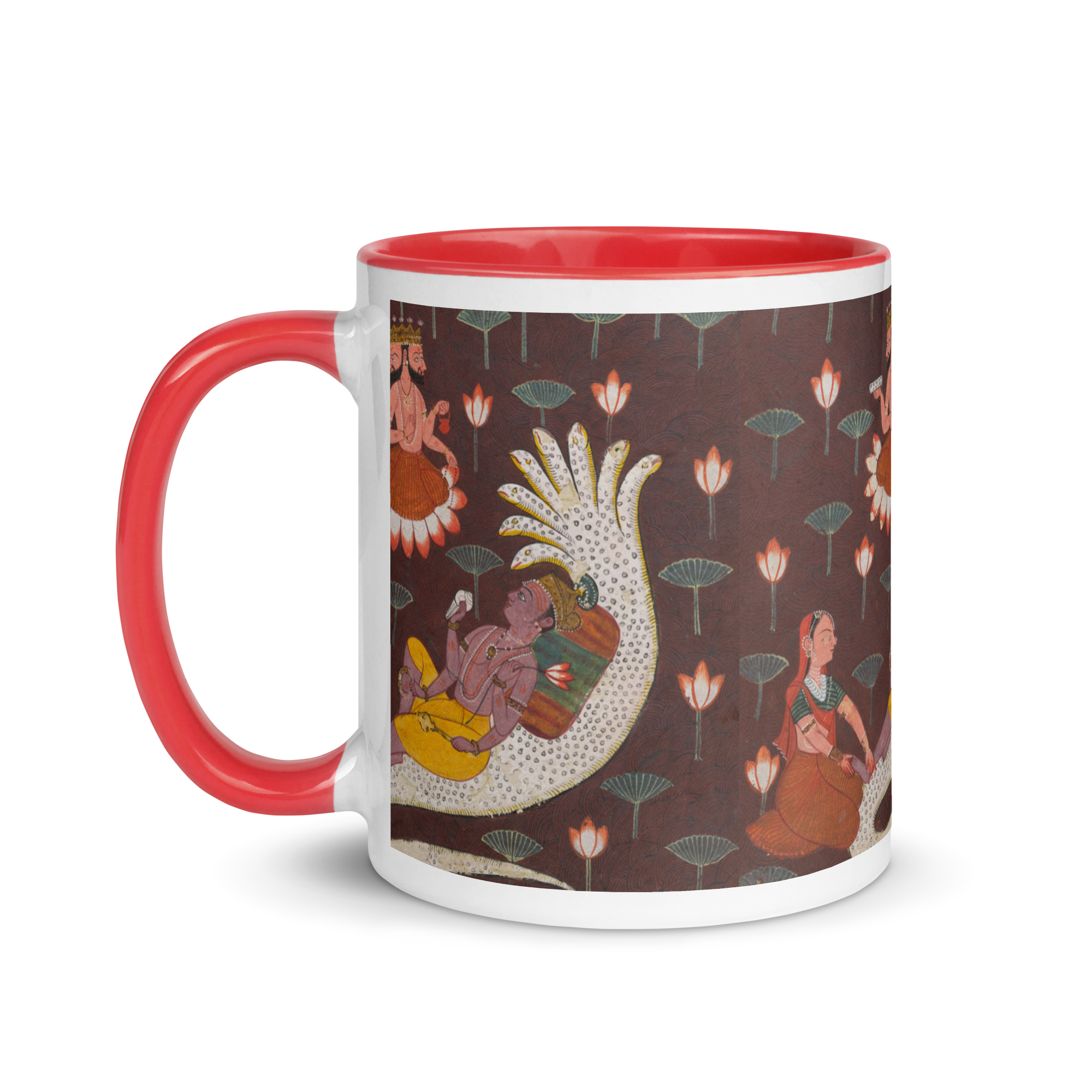 Hindu Gods and Goddess – Creation of the World Spiritual Art Mug by Kristena West | Colorful Mythology Coffee Cup for Yoga, Meditation, Tea & Chai