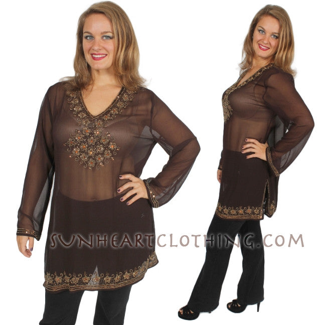 Tienda ho Holiday Embellished Gem Top Sml-1x