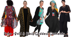 🌑 Boho – Bold & Black Goddess Garments