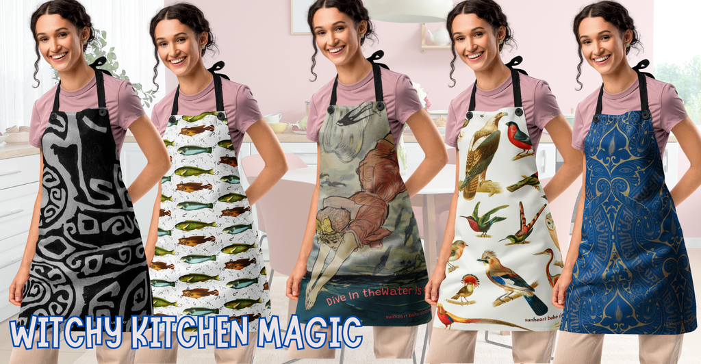 Goddess Gals, We Got You Covered – Aprons, Mugs & Magical Kitchen Vibes