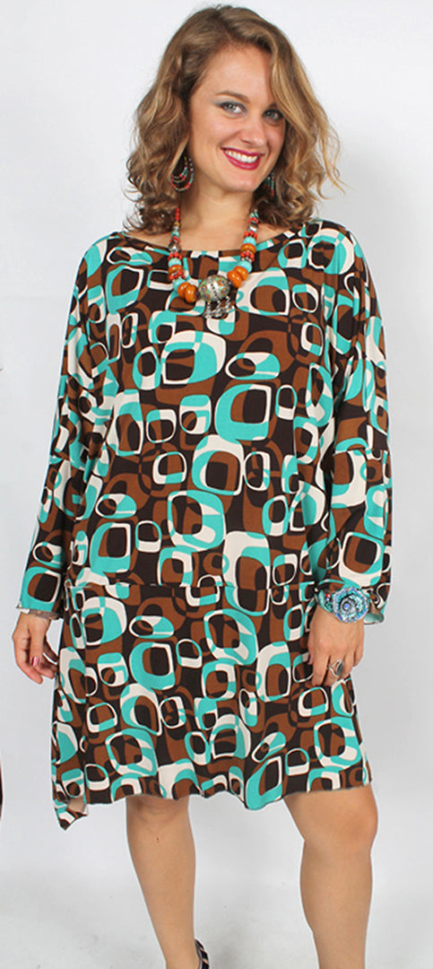 Sunheart  Urban Modern Lagenlook Tunic Boho Resort Sml-4x Plus