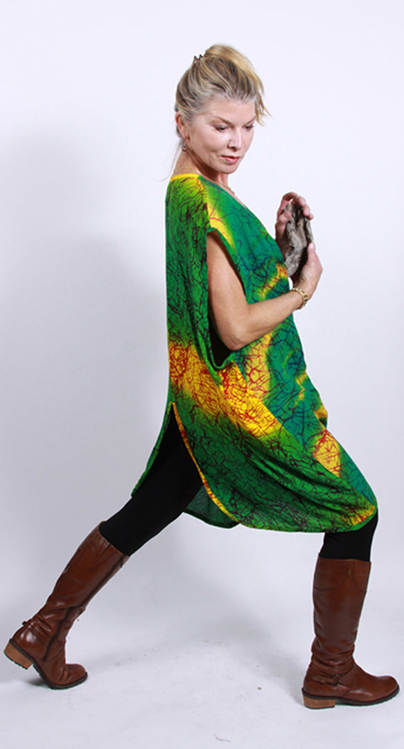 Sunheart  Urban Modern Lagenlook Layering Vest Boho Resort Sml-2x Plus