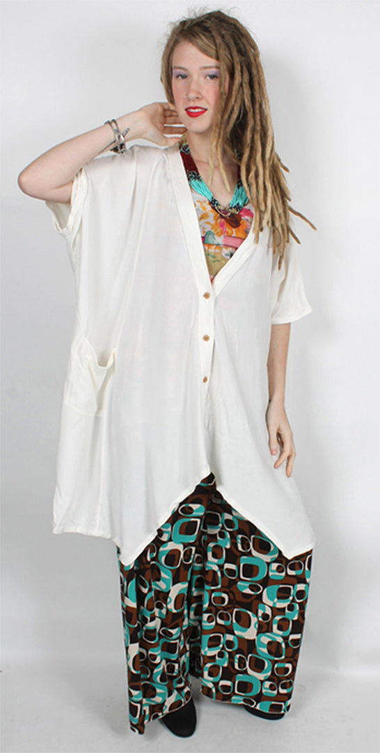 Tienda ho short-sleeve Moroccan Cotton Jacket Sml-6X