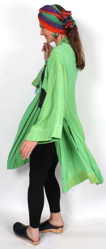 SunHeart private label Haori Kimono Balinese Lime Jacket Some Lucky Gal got the Last One!