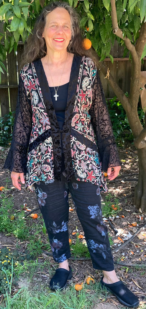 $86 OFF! Sunheart Tapestry Boho Tunic Top Hippie Chic Resort Wear Sml-1X