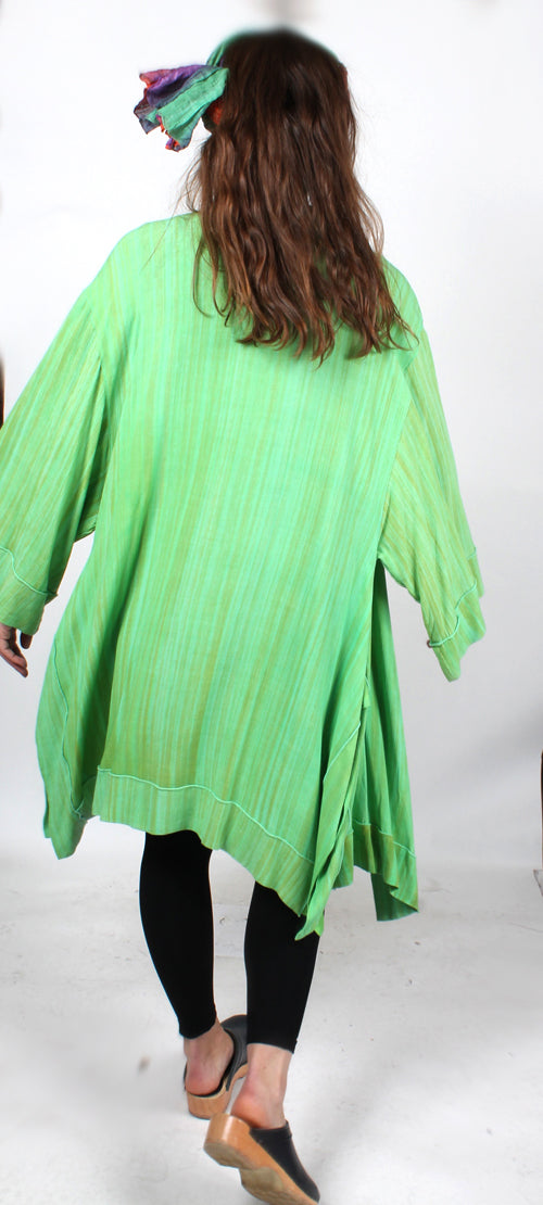SunHeart private label Haori Kimono Balinese Lime Jacket Some Lucky Gal got the Last One!