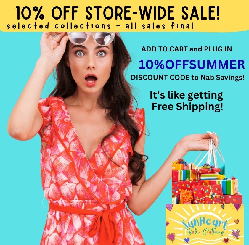 10%OFFSUMMER Plug in code at Checkout