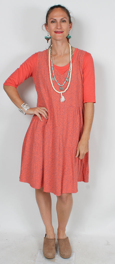 cut loose linen dress Cut Loose Tank Dress Polka Dot Resort Wear. Womens Clothing Boho, Hippie  Chic, Goddess Garments