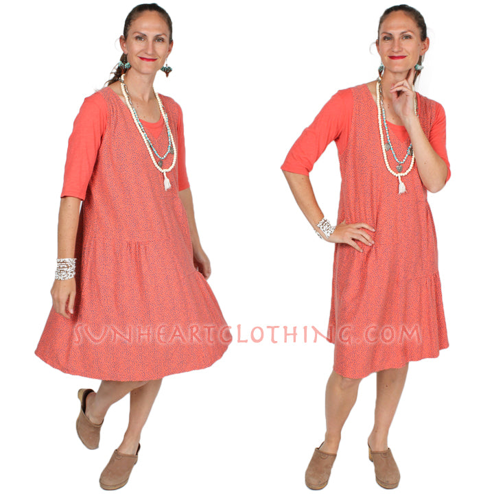 cut loose clothing dresses Cut Loose Tank Dress Polka Dot Resort Wear. Womens Clothing Boho, Hippie Chic, Goddess Garments