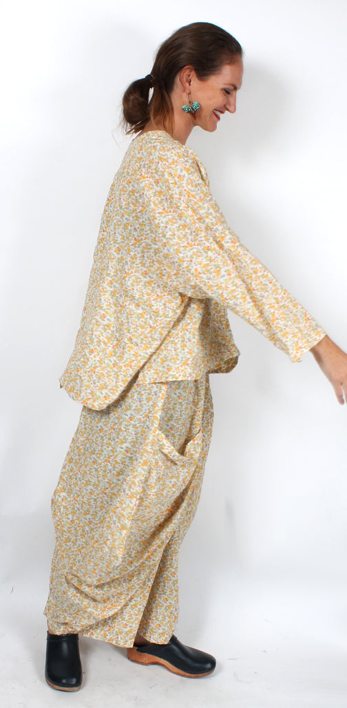 Sunheart Wide Leg Pockety  Pants -RIVERA Top Set Boho Classic Resort Sml-3X