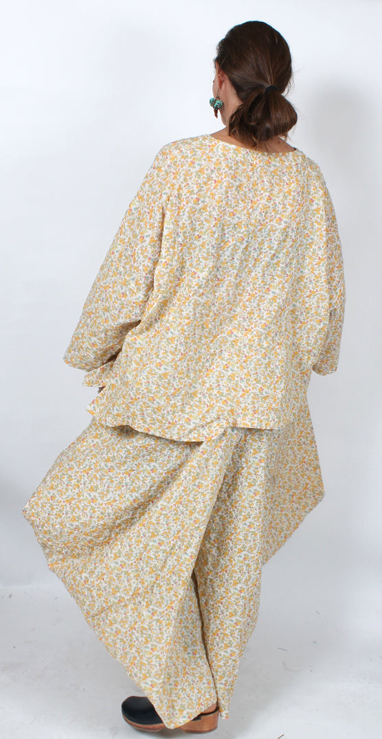 Sunheart Wide Leg Pockety  Pants -RIVERA Top Set Boho Classic Resort Sml-3X