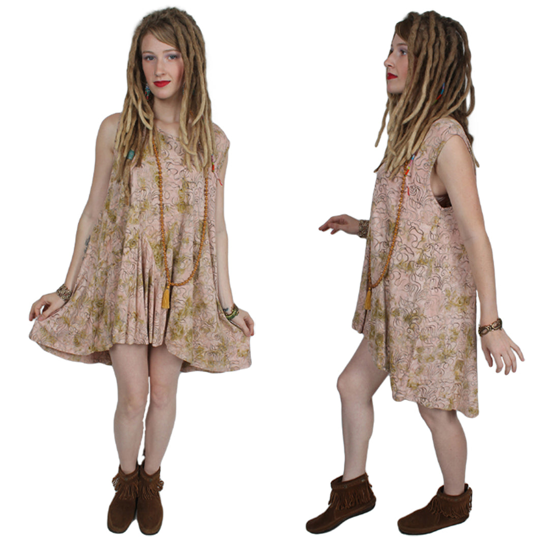Sunheart Ceres Tunic Top Cotton Hippie Chic Plus Resort Wear Plus Sml-5x