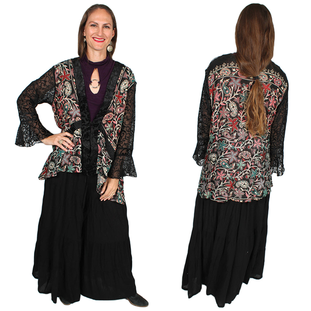 $86 OFF! Sunheart Tapestry Boho Tunic Top Hippie Chic Resort Wear Sml-1X