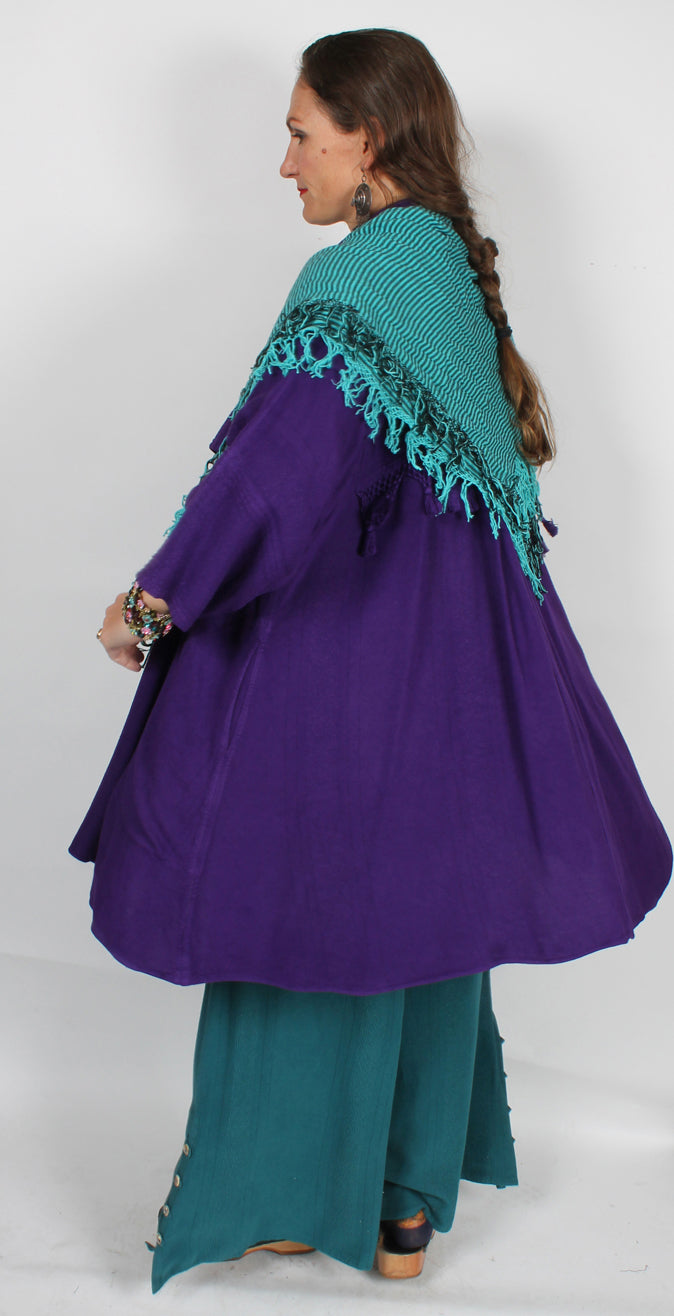 Tienda ho Moroccan Cotton Fringe Scarf 48" x 48"