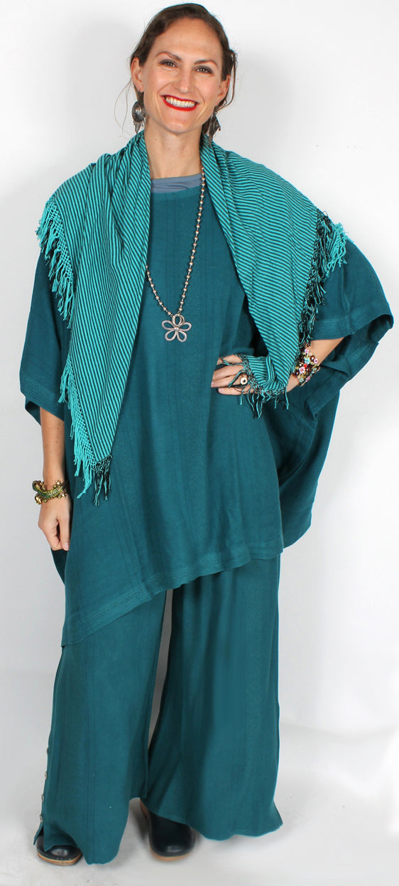 Tienda ho Moroccan Cotton Fringe Scarf 48" x 48"