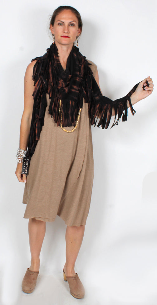 Sunheart Tank Wrap Khaki  Dress Boho Hippie Chic Resort Wear Sml-3x+