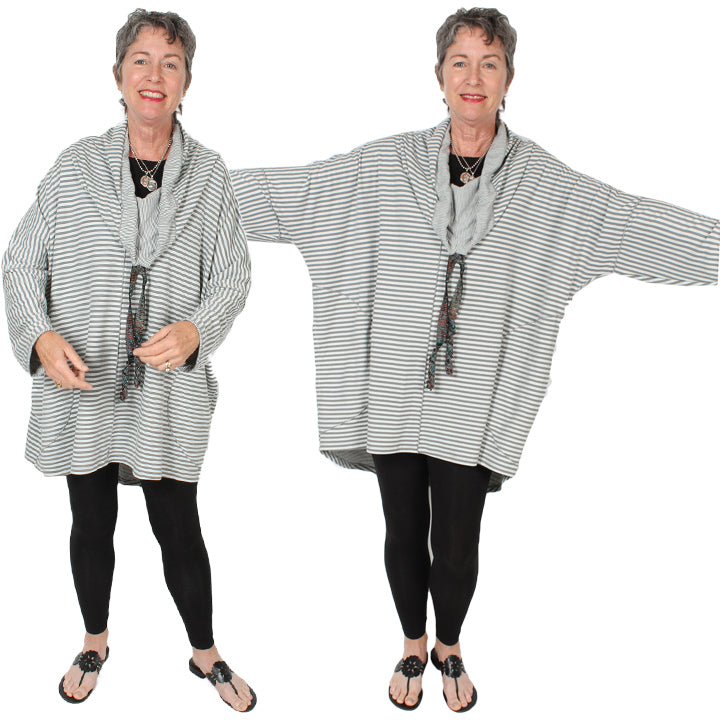Point Reyes Hoodie Oversize Stripes