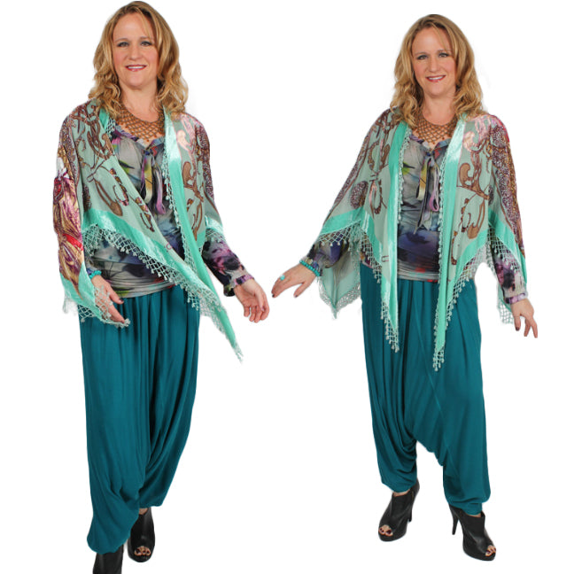 Sunheart Silk Velvet Mucha Jacket Sml-2x Ceremonial Wear Last One!