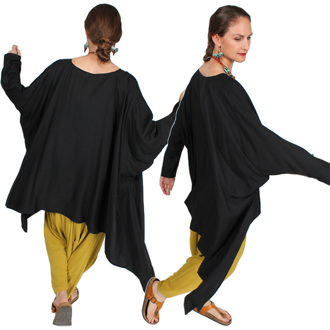 Sunheart Chaparral Plus Tunic Top Lagenlook Hippie Chic Plus Resort Wear Plus Sml-9x
