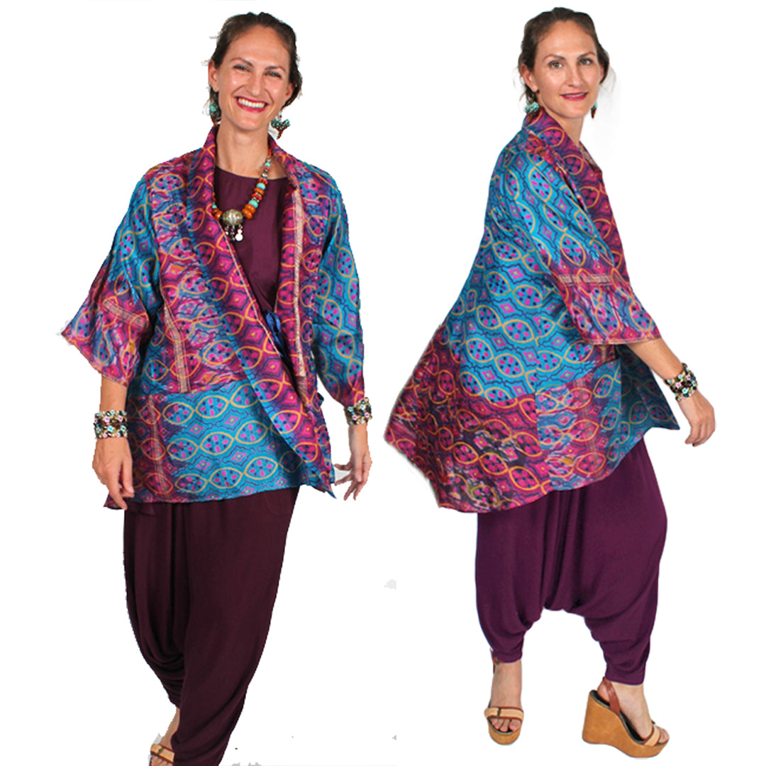 Sunheart Vintage Silk Tibet Jacket  Sml-Large-xl-2x