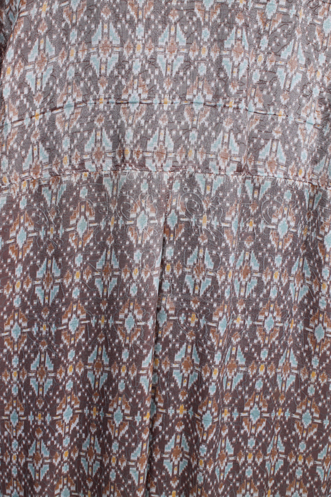 Sunheart Vintage Silk Ikat Coat Boho Hippie Chic Sml-2x