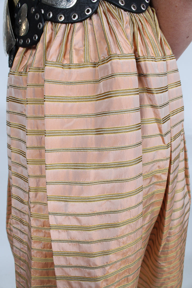 Montecito Masterpiece: Oscar de la Renta Vintage Silk Taffeta Couture Skirt Small